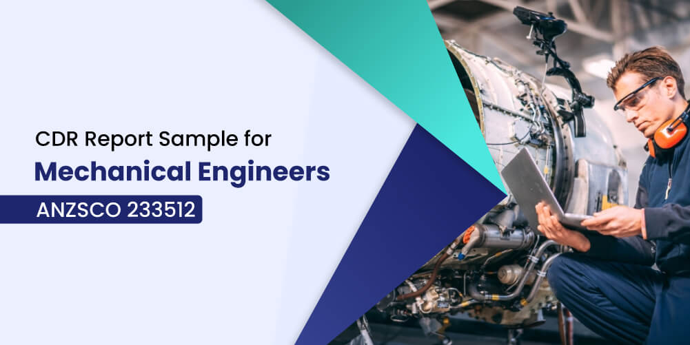 CDR Sample for Mechanical Engineers