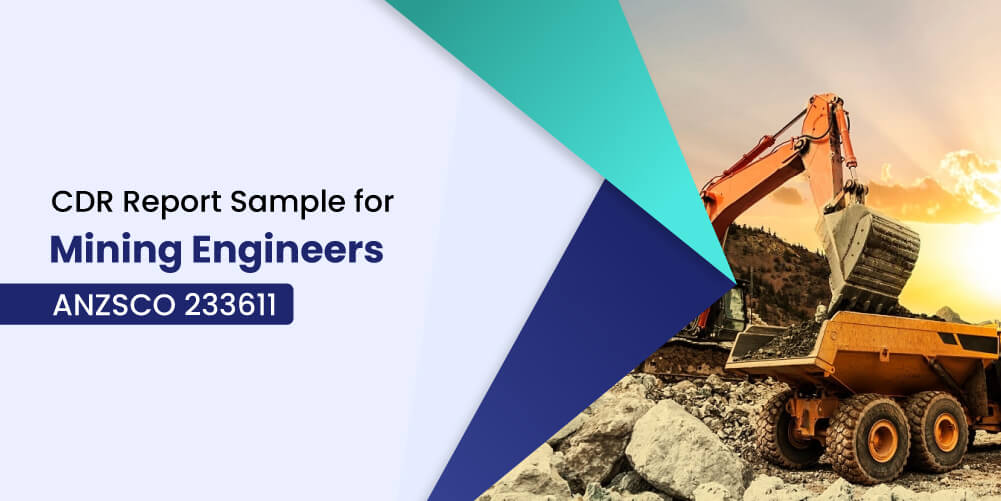 CDR Sample for Mining Engineers