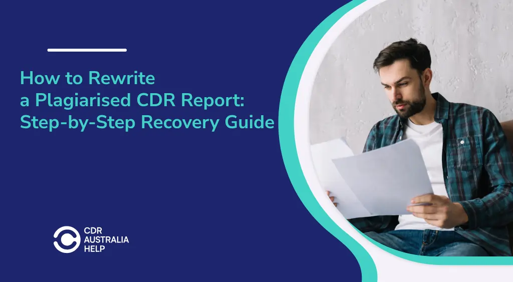 Rewrite a Plagiarised CDR report