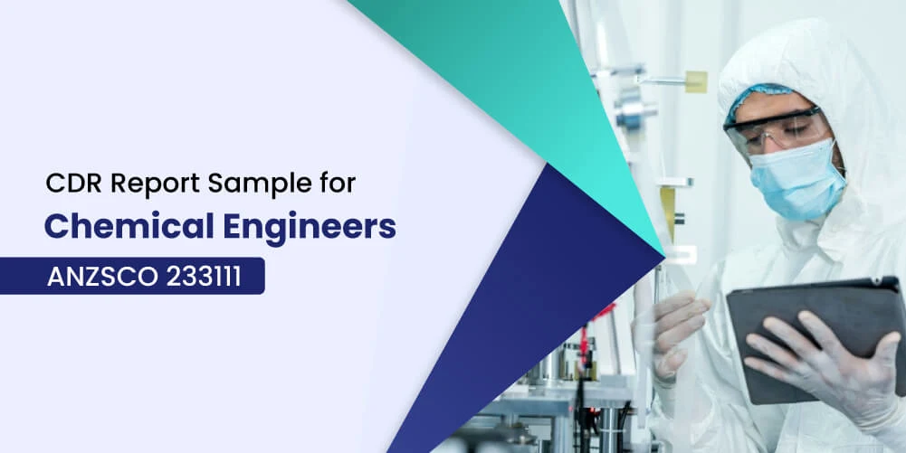 CDR Report Sample for Chemical Engineers CDR Report Sample for Chemical Engineers