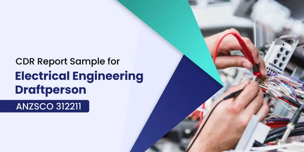 CDR Report Sample for Electrical Engineering Draftsperson