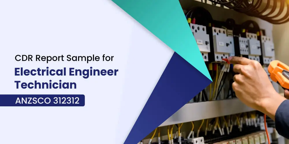 CDR Report Sample for Electrical Engineer Technician