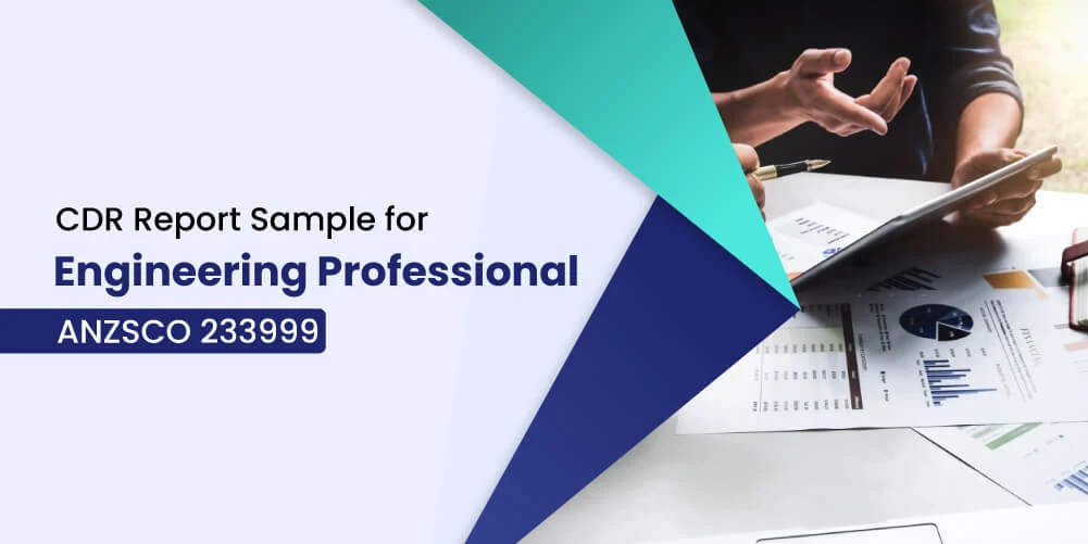 CDR Report Sample for Engineering Professional