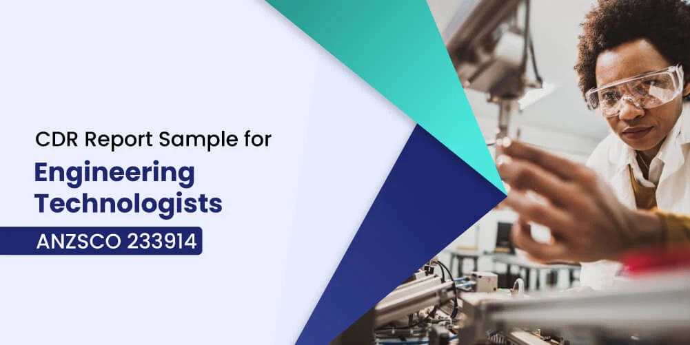 CDR Report Sample for Engineering Technologists