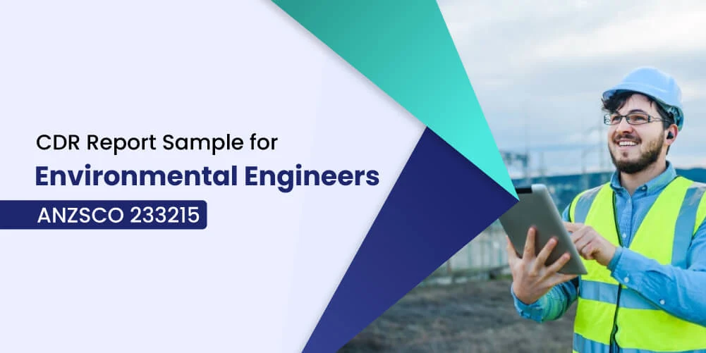 CDR Report Sample for Environmental Engineers CDR Report Sample for Environmental Engineers