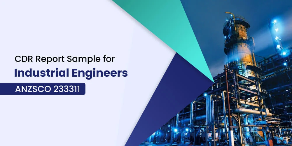 CDR Sample for Industrial Engineers CDR Sample for Industrial Engineers