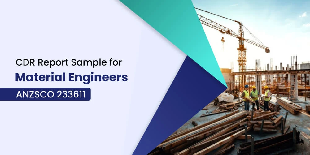 CDR Sample for Material Engineers CDR Sample for Material Engineers