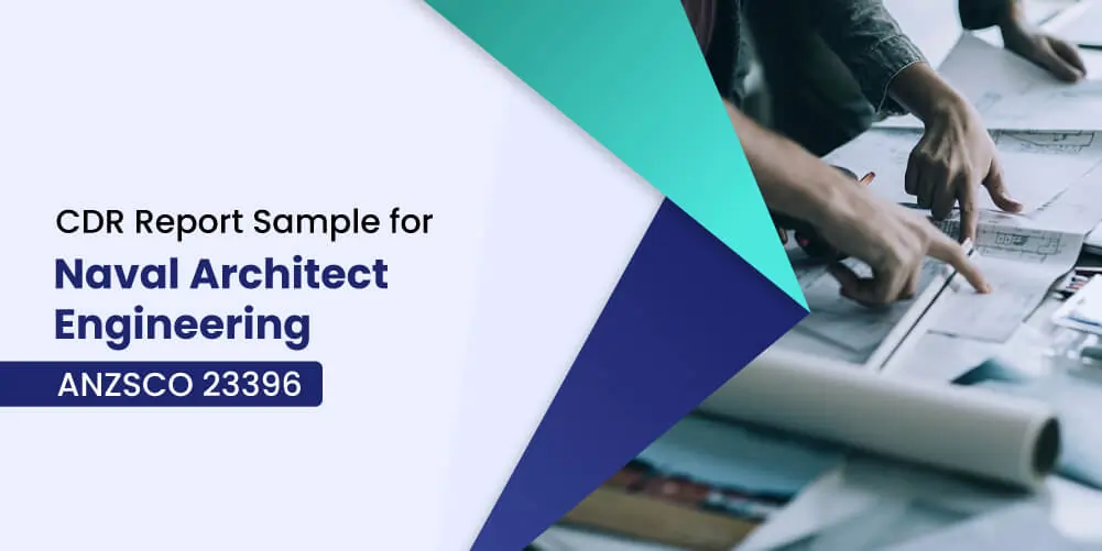 CDR sample for Naval Architect Engineering