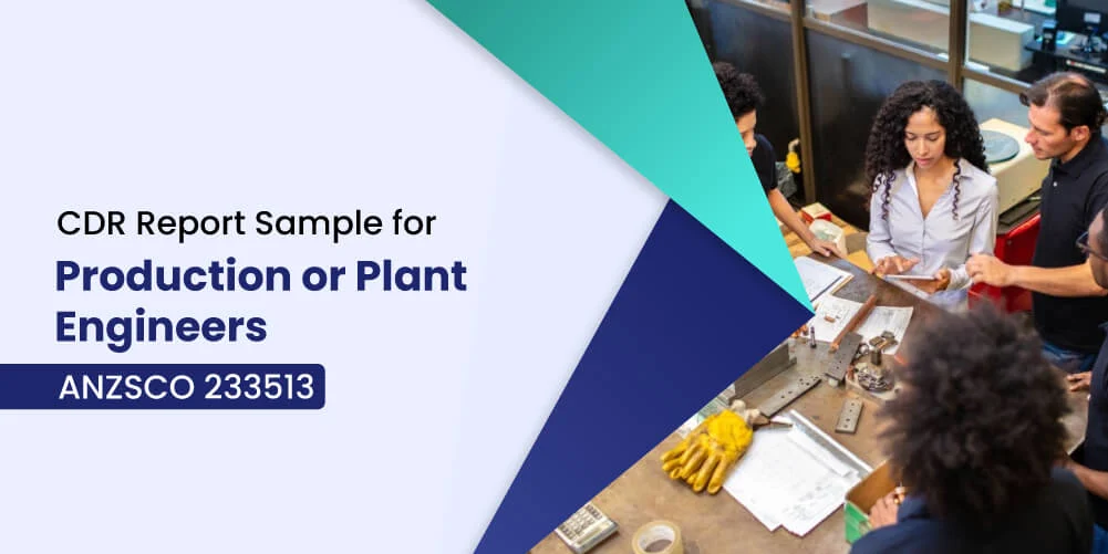 CDR Sample for Production or Plant Engineers