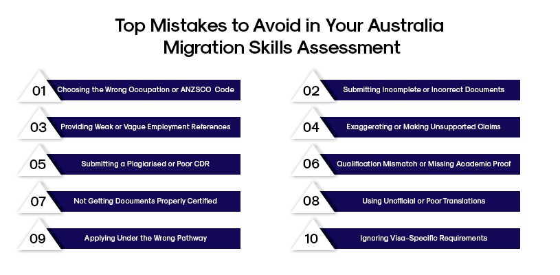 Top Mistakes to Avoid in Your Australia Migration Skills Assessment