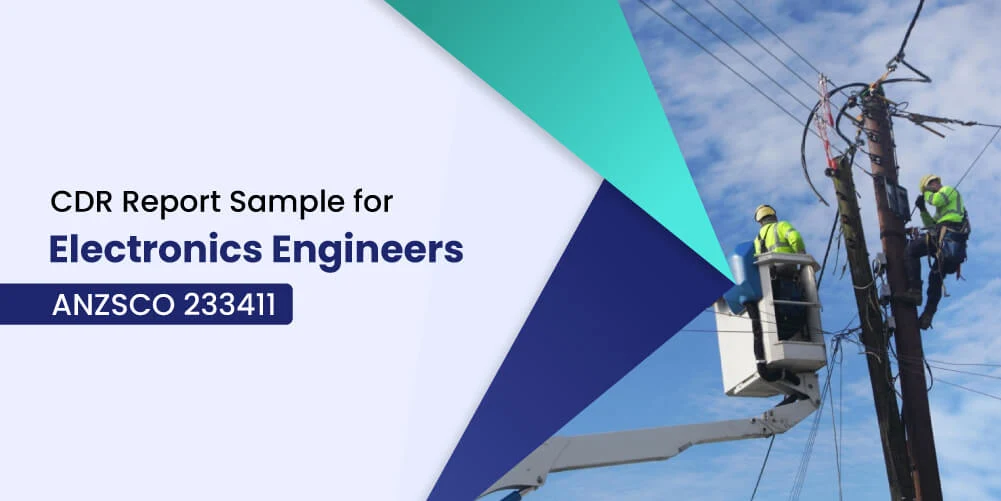 CDR Report Sample Electronics Engineers